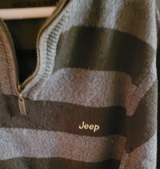 Jeep xl pullover sweater (men) with zipper - Picture 2 of 5